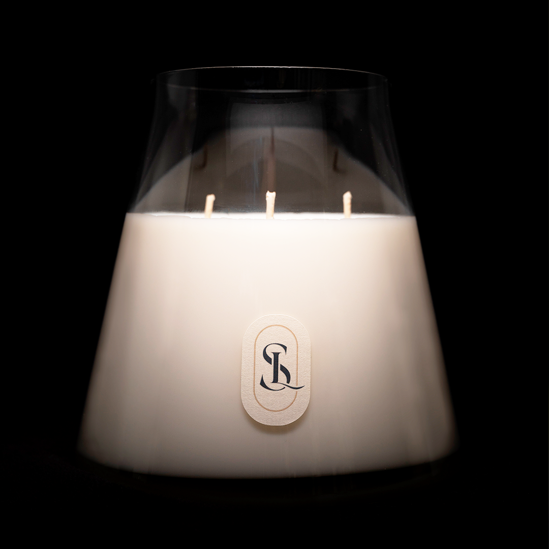 Bougie artisanale á la cire de soja neutre sans parfum