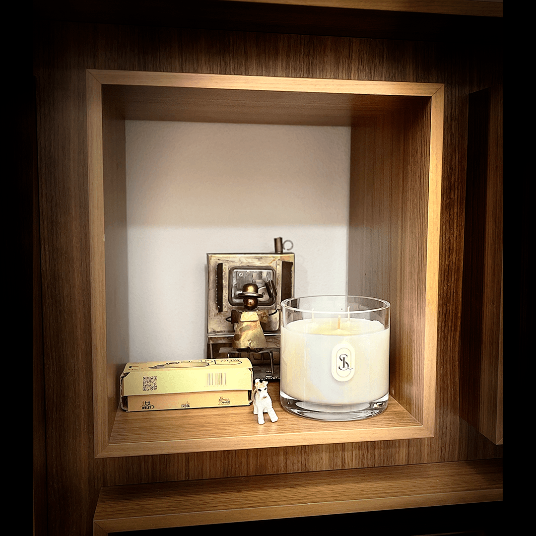 Bougie artisanale à la cire de soja parfumée