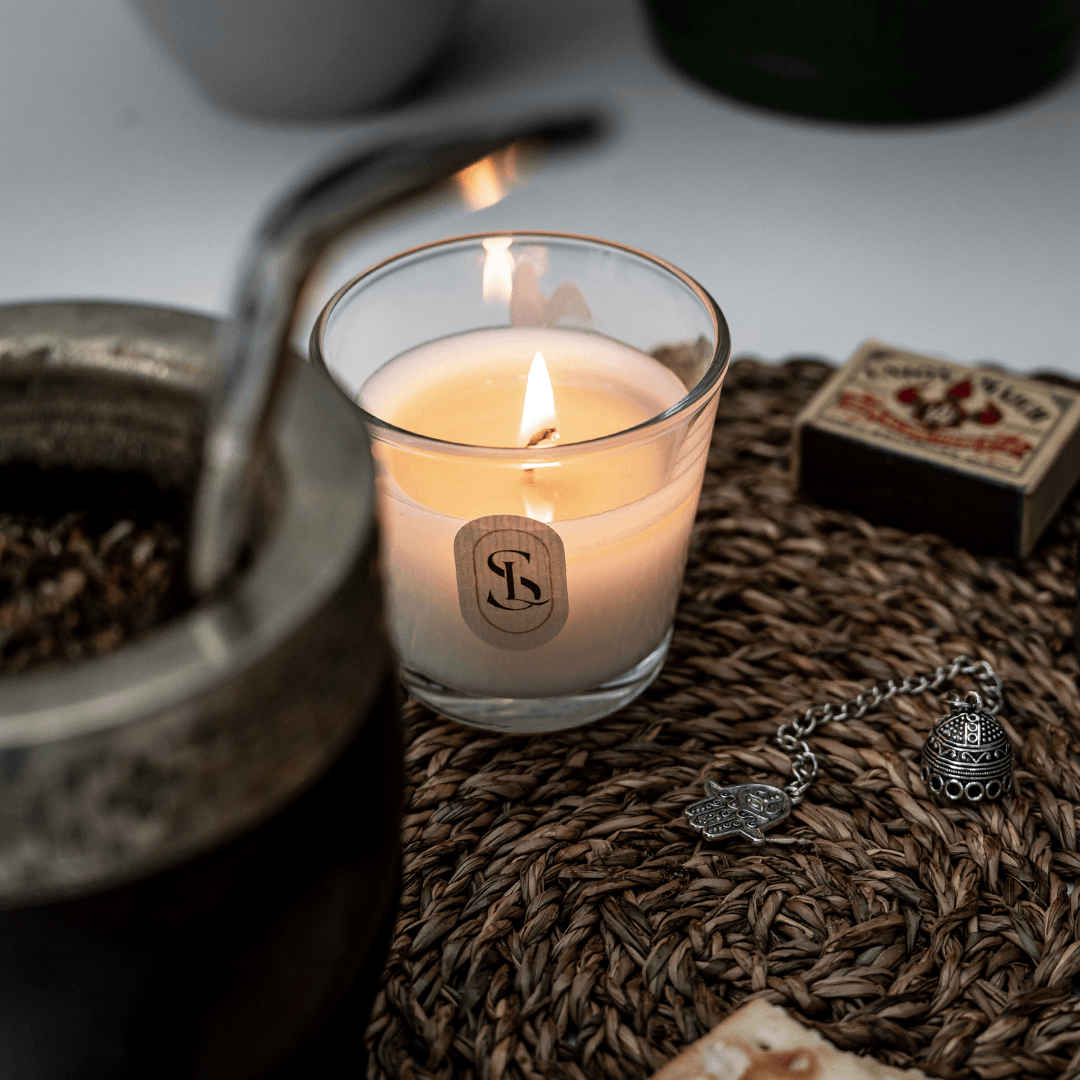 Bougie artisanale à la cire de soja parfumée